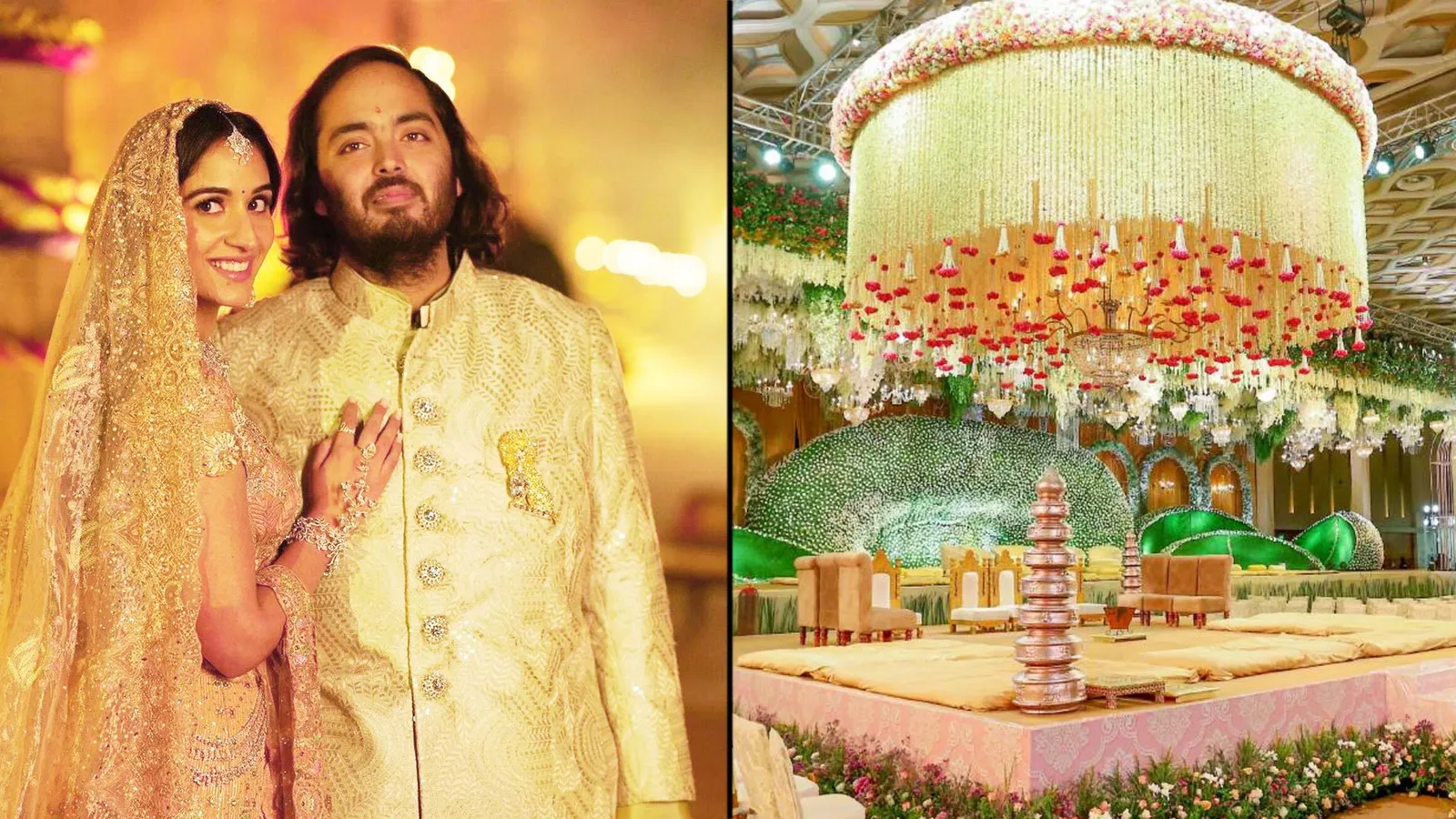 Kim Kardashiaand David Beckham in Anant Ambani's wedding