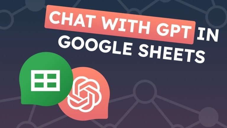 Integrate ChatGPT into google sheets