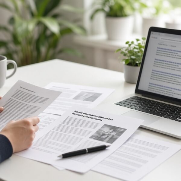 Editor reviewing pages for content quality and E-E-A-T